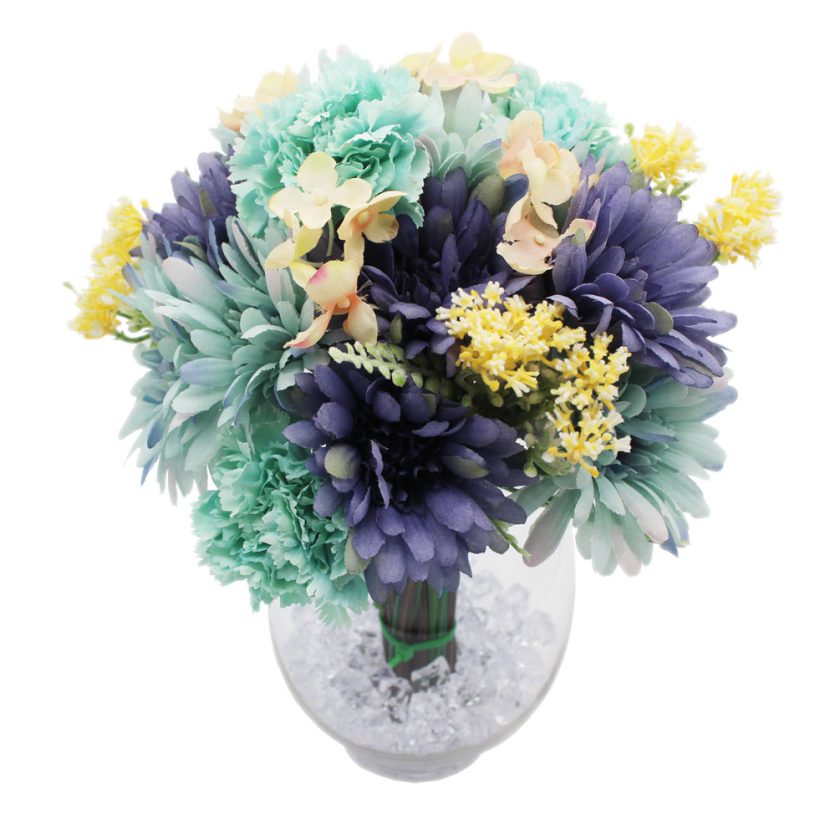 Artificial Flower Bouquets with Vase 12 inches - Image 7