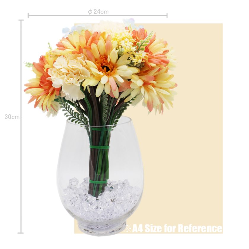 Artificial Flower Bouquets with Vase 12 inches - Image 12