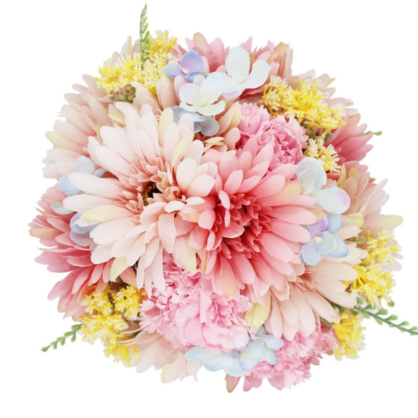 Artificial Flower Bouquets with Vase 12 inches - Image 4