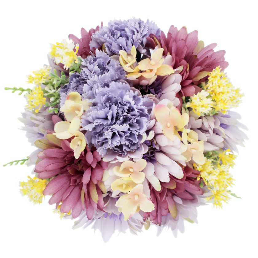 Artificial Flower Bouquets with Vase 12 inches - Image 17