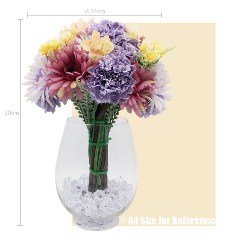 Artificial Flower Bouquets with Vase 12 inches - Image 16