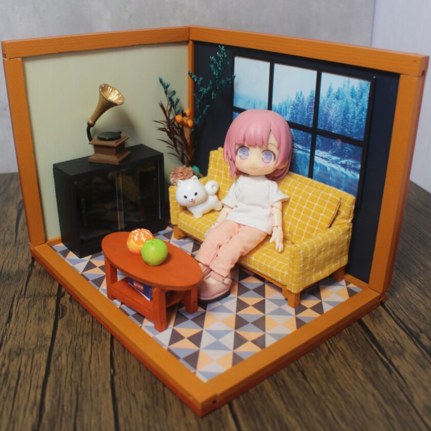 Living Room Dollhouse Set NT030