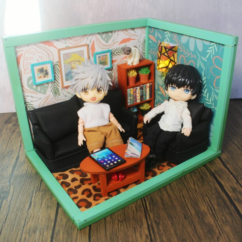 Living Room Dollhouse Set NT029