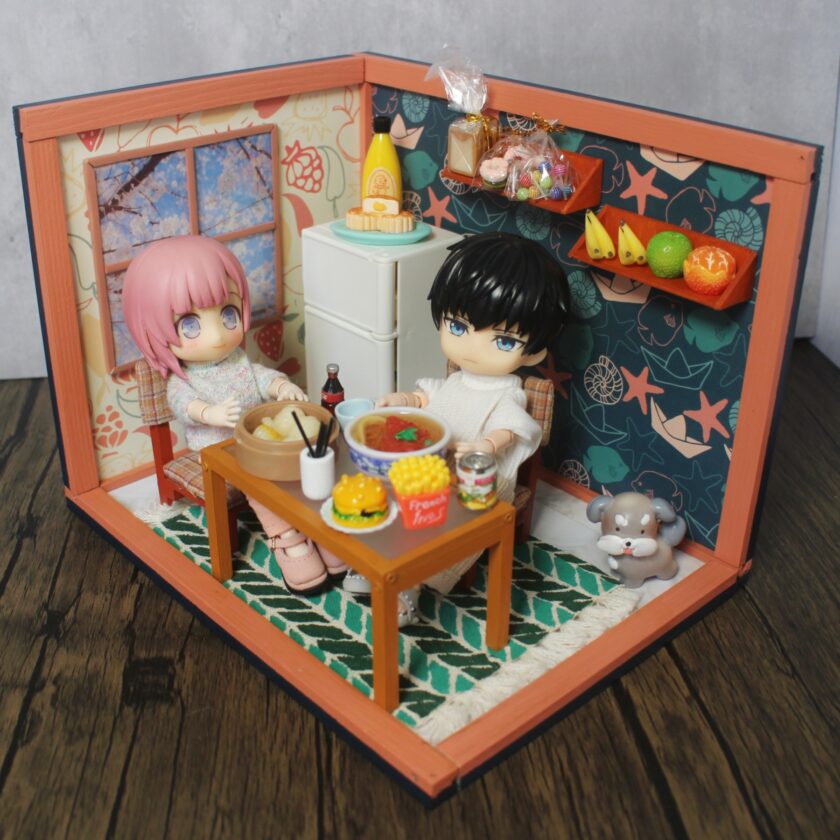 Dining Room Dollhouse Set NT016
