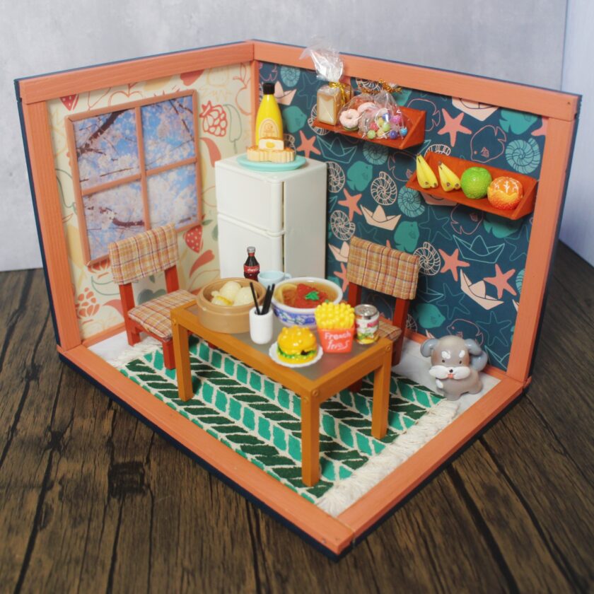 Dining Room Dollhouse Set NT016 - Image 2