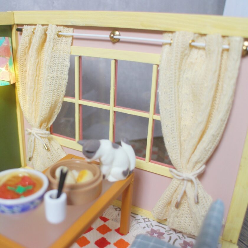 Back Wall Panel with Window 1pc