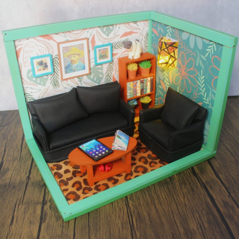 Living Room Dollhouse Set NT029 - Image 2