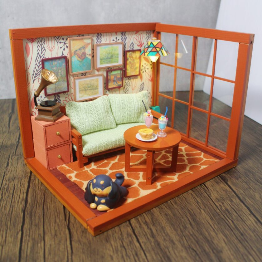 Living Room Dollhouse Set NT001