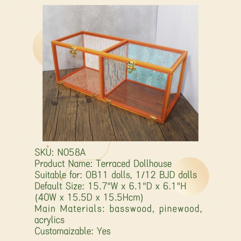 Terraced Dollhouse 1pc - Image 2
