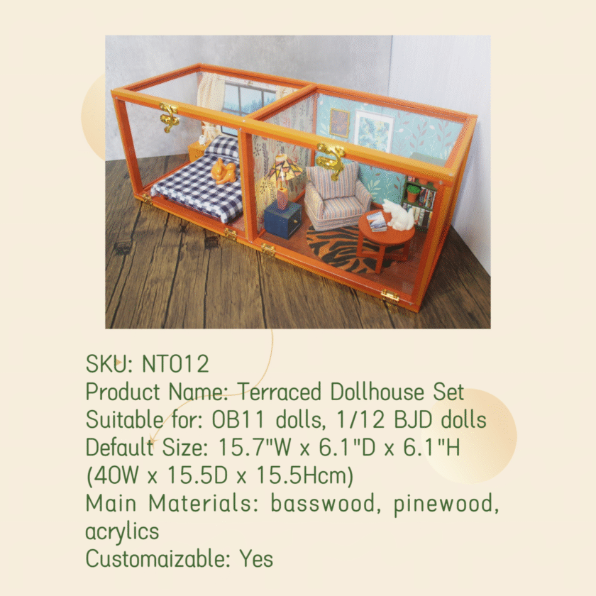 Terraced Dollhouse Set NT012 - Image 3