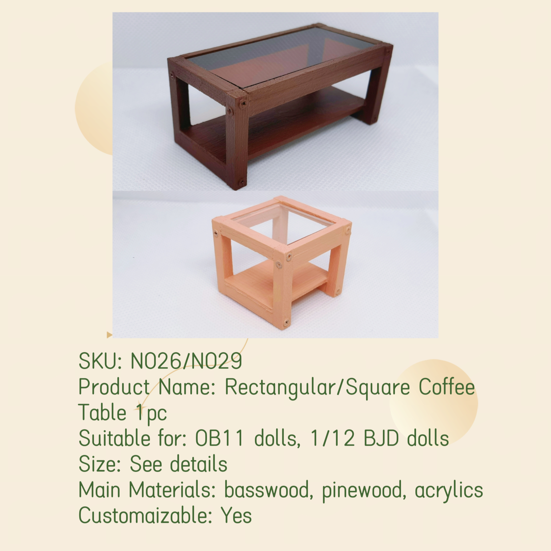 Coffee Tables 1pc - Image 3