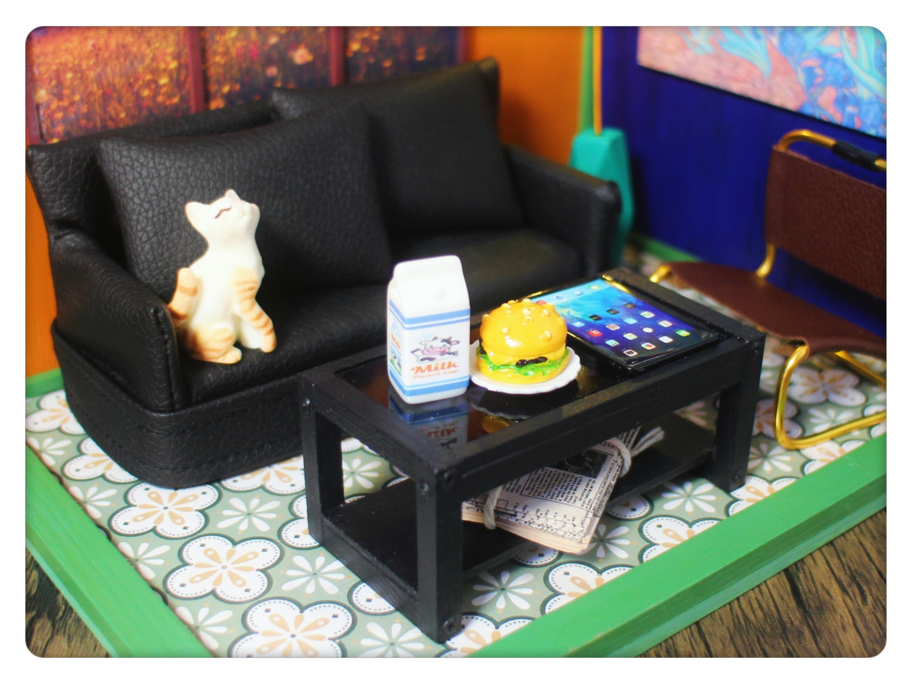 Living Room Dollhouse Set NT038 - Image 9