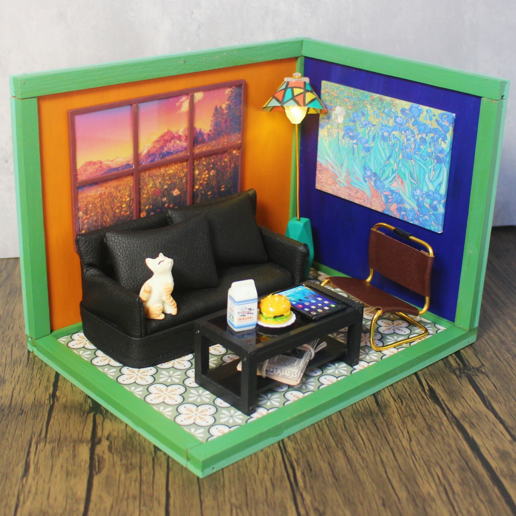 Living Room Dollhouse Set NT038 - Image 2